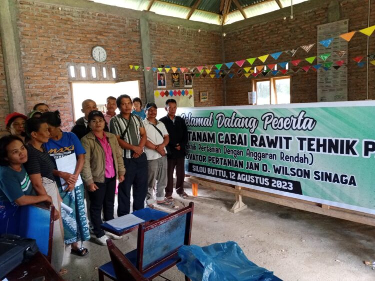 Jan D Wilson Sinaga Temukan Inovasi Bertanam Cabai Rawit dengan Biaya Rendah