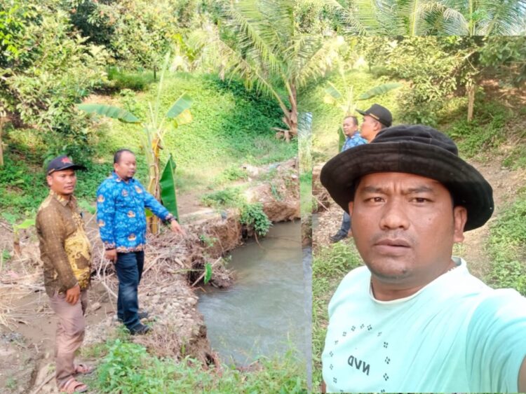 Pemdes Bonan Dolok, Camat dan Karang Taruna Kecamatan Siabu Pantau Aliran Sungai Aek Siancing
