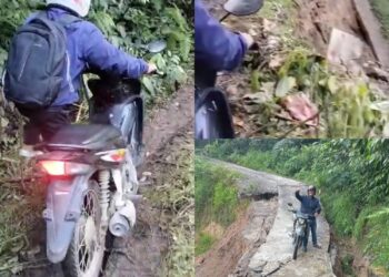Ruas Jalan Simpang Pangalbuan Menuju Silou Kahean Longsor, BPBD Bekerjasama Dengan PUTR Simalungun Rencanakan Pembuatan Jalan Alternatif