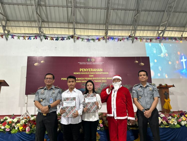 301 WBP Lapas Kelas IIA Pematang Siantar Peroleh Remisi Natal, 3 Orang Langsung Bebas