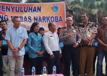 Satgas Narkoba Polres Simalungun Galakkan Sosialisasi dan Berikan Bantuan Sosial di Kampung Bersinar