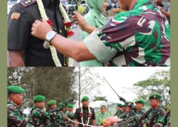 Dandim 0207/Simalungun Berganti, Letkol Inf Slamet Faojan, M.Han Jabat Dandim 0207/Simalungun