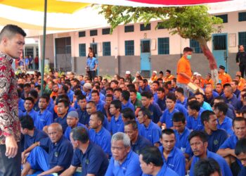 Lapas Kelas IIA Pematangsiantar Gelar Punggahan Bersama Seluruh Warga Binaan