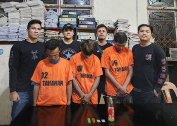 3 Orang Pemake Sabu di Perumahan Adelia Gunung Maligas Ditangkap