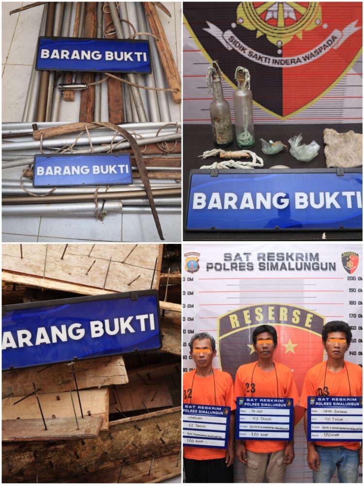 Di Kecamatan Bandar,  4 Pelaku Penyerangan PT. LONSUM Menggunakan Bom Melotop Ditangkap