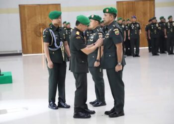 Pangdam I/BB Pimpin Sertijab Aster Kasdam I/BB, Kolonel Inf Andrian Siregar Jabat Aster Kasdam I/BB