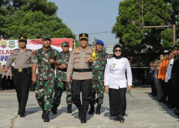 Wali Kota dr Susanti Hadiri Apel Pasukan Operasi Ketupat Toba dalam Rangka Pengamanan Idul Fitri 1445 H