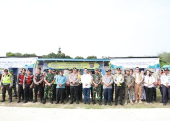 H-3, Kapolres Simalungun Monitoring Pos Pengamanan Idul Fitri