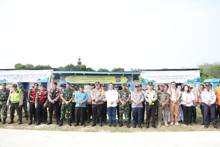 H-3, Kapolres Simalungun Monitoring Pos Pengamanan Idul Fitri