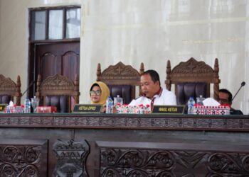 dr Susanti Menghadiri Penyampaian Pandangan Umum Fraksi DPRD Kota Siantar atas LKPj Wali Kota  Tahun Anggaran (TA) 2023