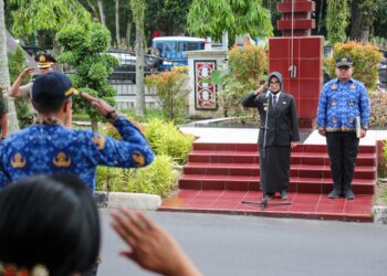 Peringatan Hari Otonomi Daerah XXVIII, 42 ASN Pematangsiantar Terima Satyalancana Karya Satya