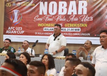 Garuda Muda Gagal Ke Final, Kapolres Simalungun: ” Terus Berjuang Garuda Muda, Kami Bangga Padamu”