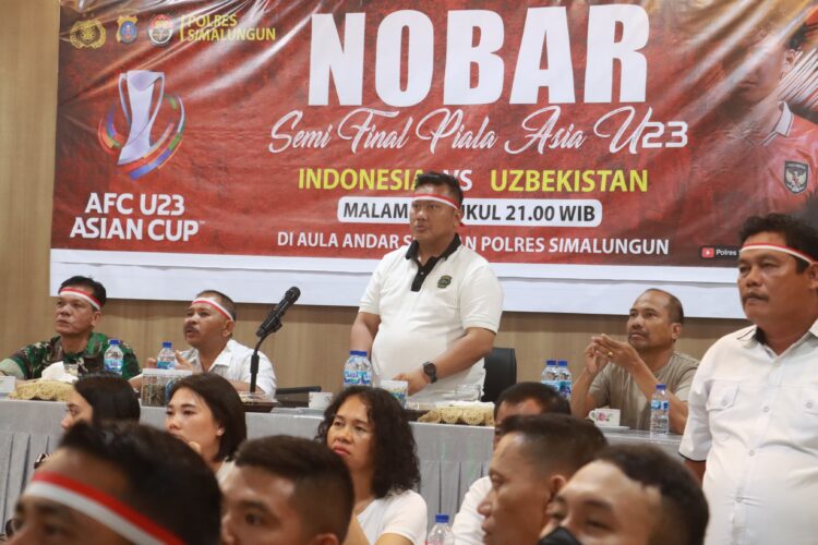 Garuda Muda Gagal Ke Final, Kapolres Simalungun: ” Terus Berjuang Garuda Muda, Kami Bangga Padamu”
