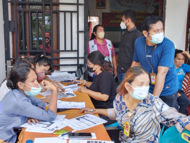 Mendeteksi Penyakit TBC, Puskesmas Nagori Dolok Lakukan Kegiatan Active Case Finding Kepada Masyarakat