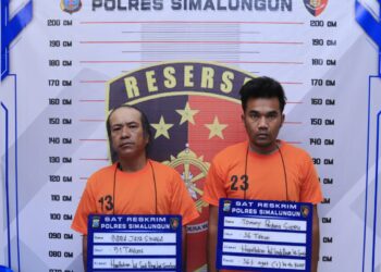 Tiga Pelaku pencurian Besi Beton di Raya, Dua Ditangkap Satu DPO