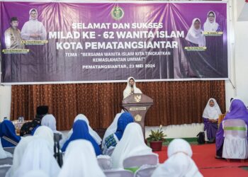 Wali Kota Milad ke-62 Wanita Islam (WI) Tahun 2024 Kota Pematangsiantar