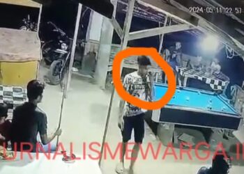 Pelaku Pencurian HP di Nagori Damakitang Terekam CCTV