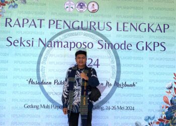 Sinode Namaposo GKPS periode 2023-2026 Dilantik, Romasdo Saragih Dipercaya Sebagai Ketua Umum
