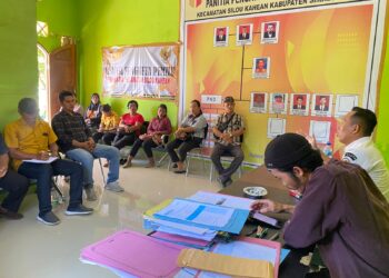Panwaslu Kecamatan Silou Kahean Adakan Rapat Koordinasi Pesiapan Pengawasan Pemutakhiran Data