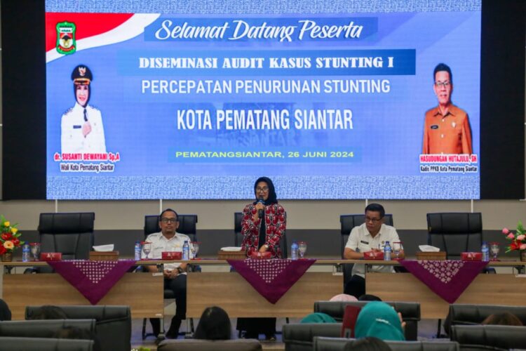 Diseminasi Audit Kasus Stunting Semester I Tahun 2024 Kota Pematangsiantar
