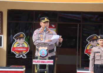 Sertijab di Polres Simalungun, Iptu Parlaungan Pane Jabat Kapolsek Silou Kahean