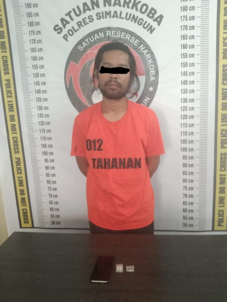 Terlibat Narkoba, Sat Narkoba Polres Simalungun Tangkap Seorang Pemuda di Desa Gajah Poki