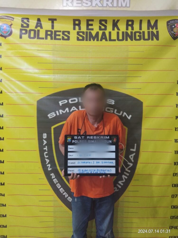 Ayah Bejat, Tega Cabuli 2 Anak Kandung di Simalungun