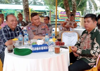 Camat Silou Kahean Hadiri Kunjungan Kerja Kapolres Simalungun di Polsek Silou Kahean