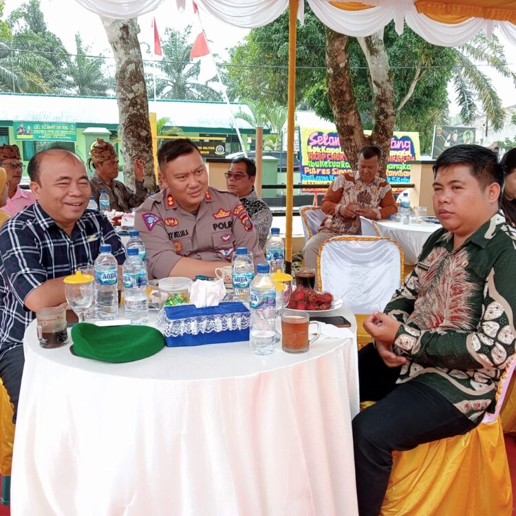 Camat Silou Kahean Hadiri Kunjungan Kerja Kapolres Simalungun di Polsek Silou Kahean
