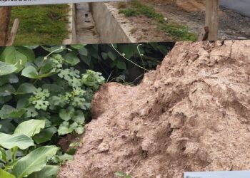 Pengerjaan CV.PUNGGOWO CIREM/ AHMAD KICER GINTING di Silou Kahean Diduga Asal Jadi