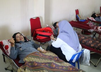 Peringati Hari Pengayoman Ke-79, Lapas Kelas IIA Pematangsiantar Selenggarakan Donor Darah