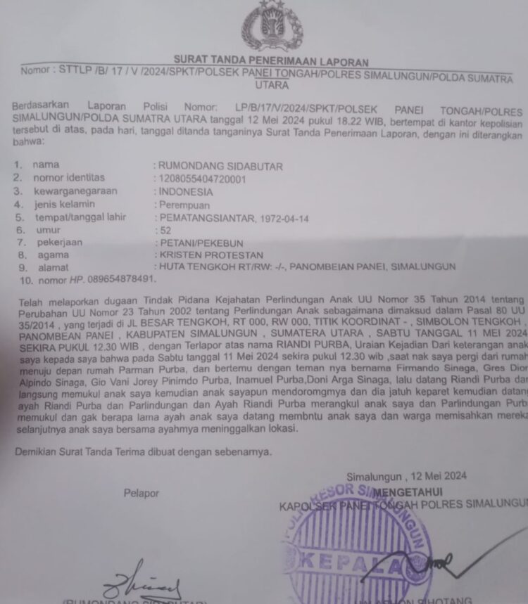 3 Bulan Laporan Pemukulan Anak Dibawah Umur Diendapkan Polisi