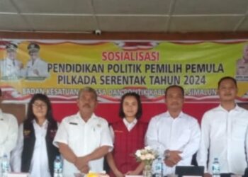 Hadiri Sosialisasi Pemilih Pemula, Eles Januari Sinaga :”Pemilih Pemula Jangan Golput”