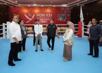 Jelang PON XXI, Wali Kota Tinjau Venue Tinju di Aula Universitas Nommensen