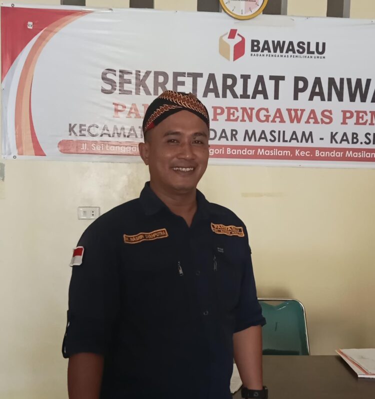 Jelang Pilkada 2024, Panwaslu Kecamatan Bandar Masilam Ingatkan Netralitas ASN TNI Polri Serta Pangulu dan Perangkat Desa
