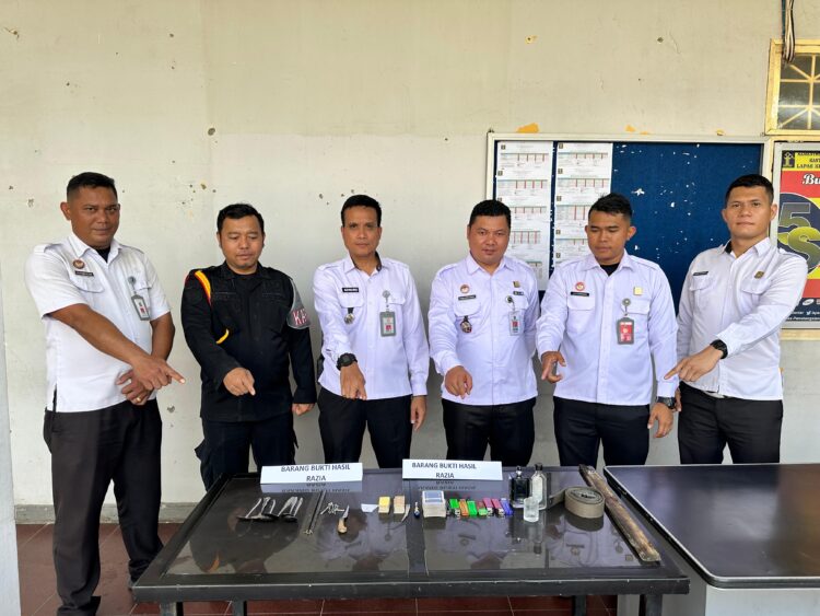 Ciptakan Rasa Aman, Lapas Pematang Siantar Kembali Gelar Razia Rutin Blok Hunian