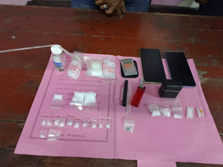 Polsek Perdagangan Amankan Pengedar Narkoba, Barang Bukti Hampir 18 Gram Sabu