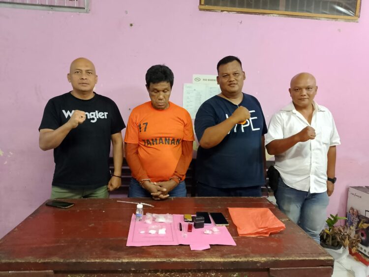 Polsek Perdagangan Amankan Pengedar Narkoba, Barang Bukti Hampir 18 Gram Sabu