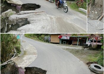 Jembatan Penghubung Nagori Dolok Marawa- Nagori Pulo Raya Kabupaten Simalungun Nyaris Putus