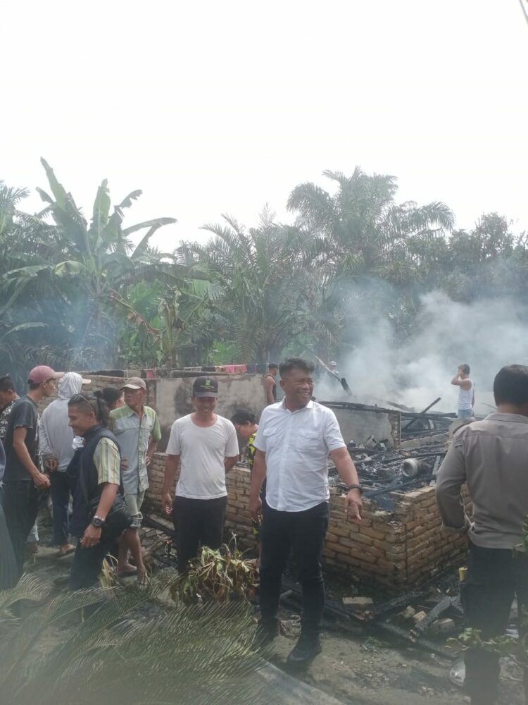 Rumah Brahim Terbakar di Tanah Jawa, Kerugian Berkisar 120 jt