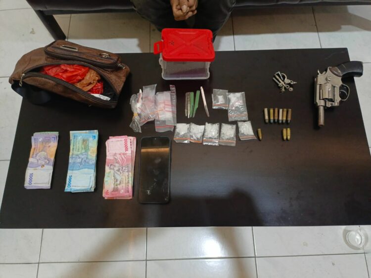 Tim Intel Korem 022/PT Tangkap BD Narkoba, Sabu dan Pistol Diamankan