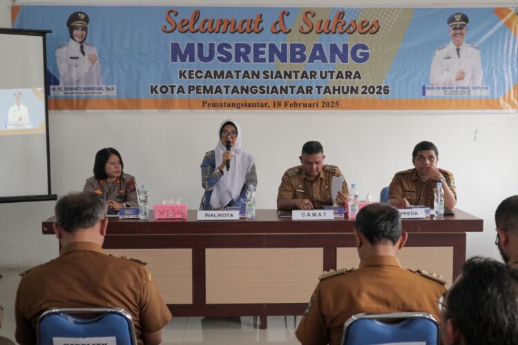 dr Susanti Dewayani SpA Buka Musrenbang RKPD Tingkat Kecamatan Siantar Utara Tahun 2026