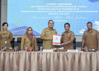 Tim Inspektorat Provinsi Sumatera Utara Melakukan Pemeriksaan Akhir  Masa Jabatan dr Susanti Dewayani