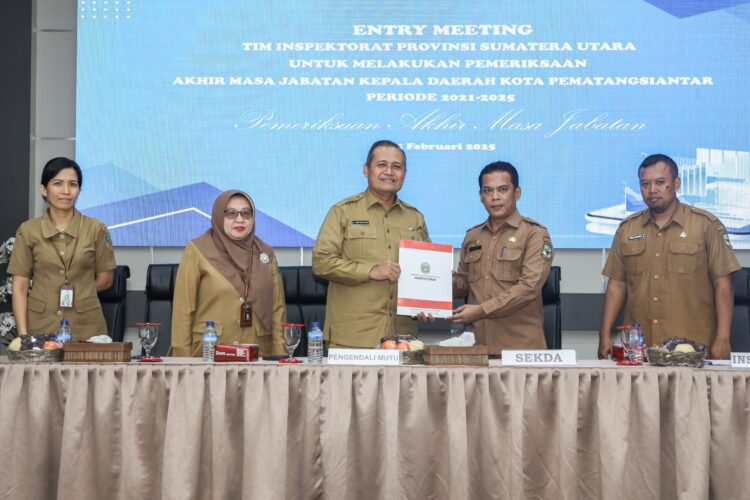 Tim Inspektorat Provinsi Sumatera Utara Melakukan Pemeriksaan Akhir  Masa Jabatan dr Susanti Dewayani