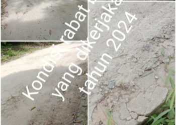 Rabat Beton Rusak, Warga Minta Pangulu Bandar Nagori Diperiksa Terkait Penggunaa Dana Desa