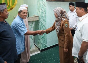Wakil Wali Kota Pematangsiantar Bersama Dirut Perumda Tirtauli Kunjungi Masjid Al-Fatih