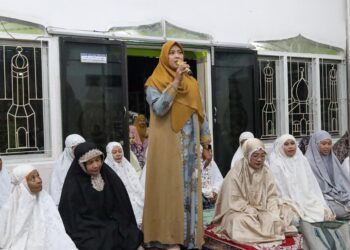 Wali Kota Pematangsiantar Wesly Silalahi SH MKn diwakili Wakil Wali Kota Herlina menghadiri Safari Ramadhan 1446 H Tahun 2025