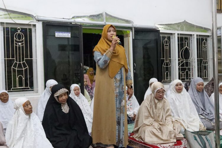 Wali Kota Pematangsiantar Wesly Silalahi SH MKn diwakili Wakil Wali Kota Herlina menghadiri Safari Ramadhan 1446 H Tahun 2025