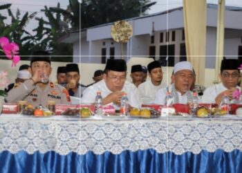 Wali Kota Pematangsiantar Wesly Silalahi SH MKn Didampingi Wakil Wali Kota Herlina Buka Puasa Bersama di Masjid Istiqomah