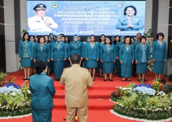 Wesly Silalahi Lantik Pengurus TP PKK Kota Pematangsiantar